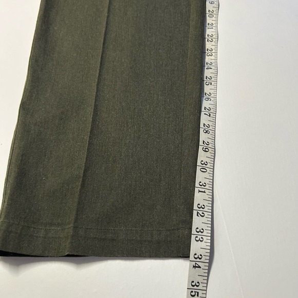 Banana Republic men’s size 38 long stretch twill pants, olive color - Picture 10 of 11
